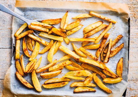 Recette : Frites maison au four - Les pommes de terre